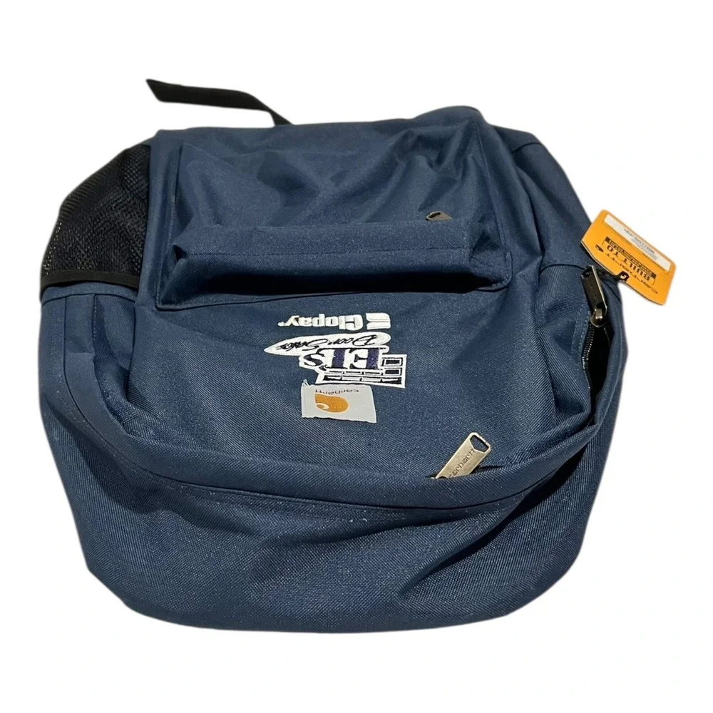 NWT Carhartt Canvas Backpack Navy Blue ELS Door‎ Sales Clopay